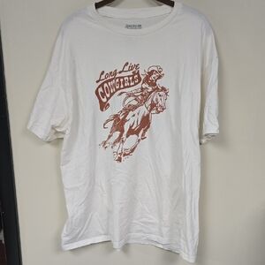 Buckle White Cowgirl Graphic Tee